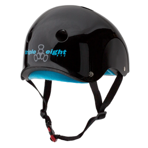 Triple 8 THE Certified Helmet SS Black Gloss