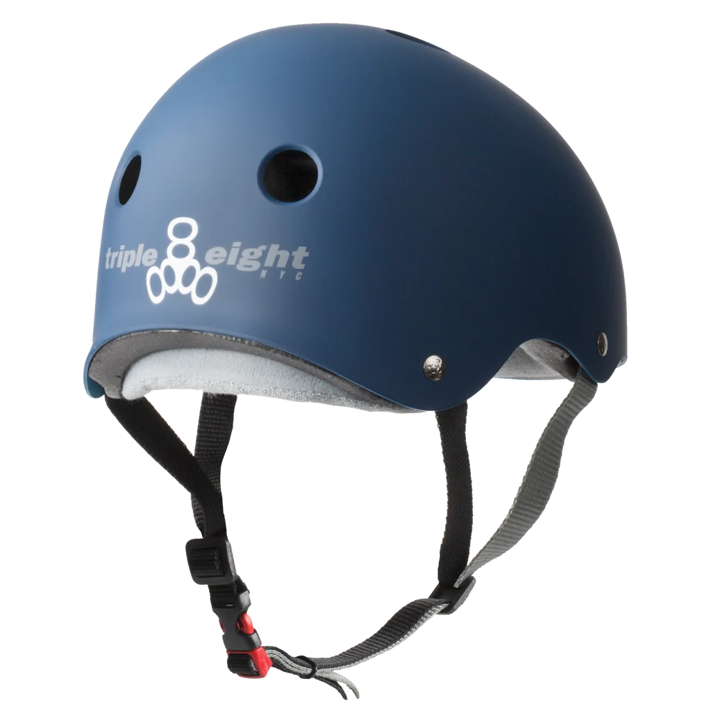 Triple 8 THE Certified Helmet SS Navy Rubber