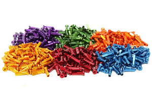 Anodized Alloy BMX Nipples | Shop BMX online at RampFest Indoor Skatepark
