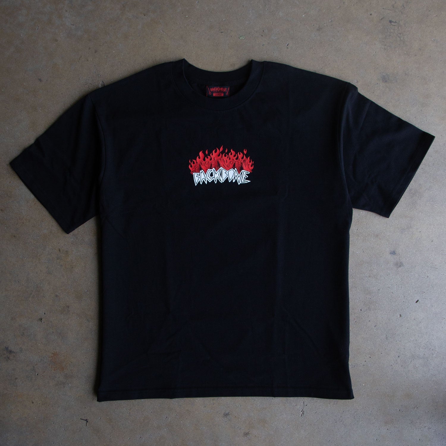 Backbone BMX Fire Burning T-shirt