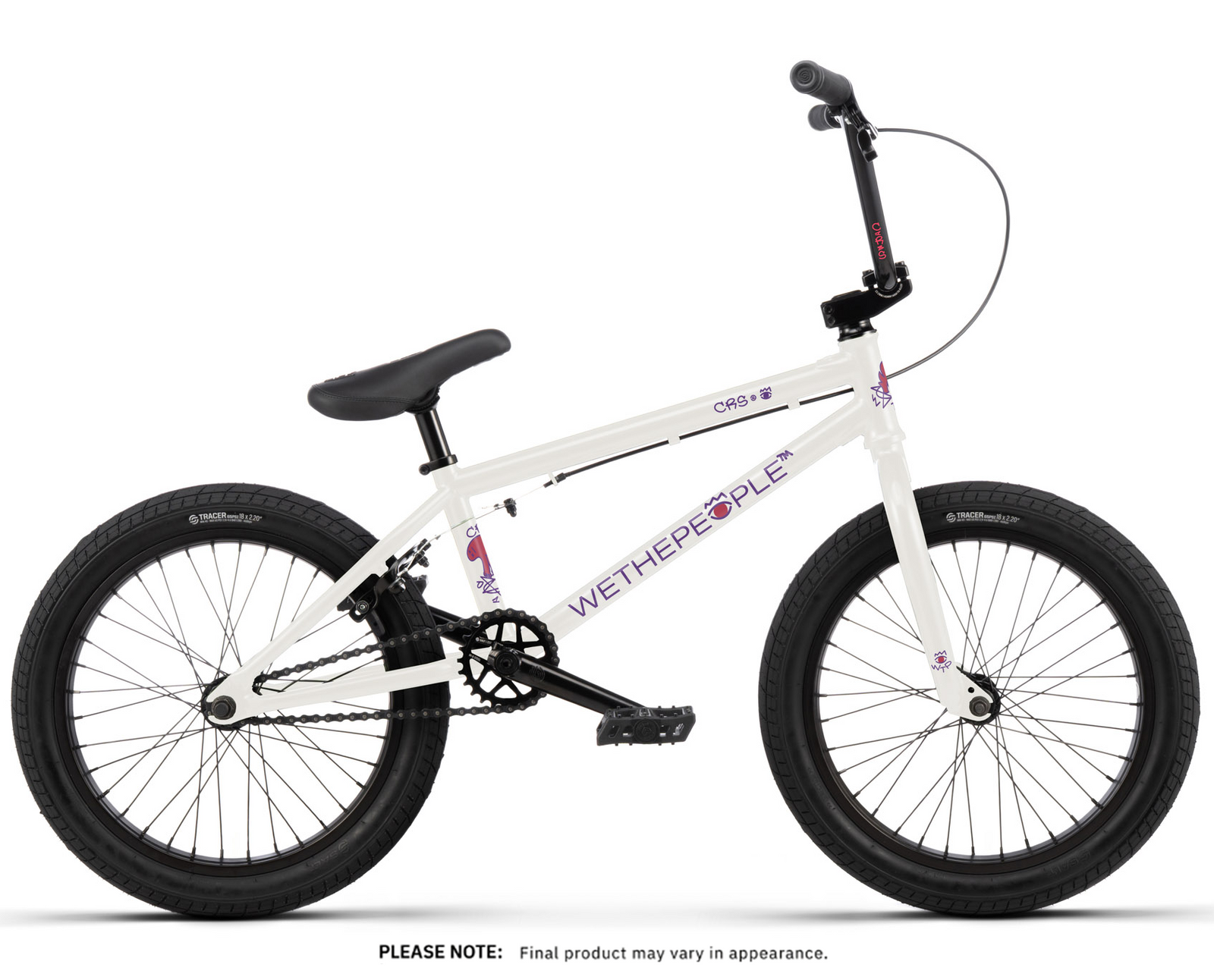 WTP CRS 18 inch bike grey blue fade