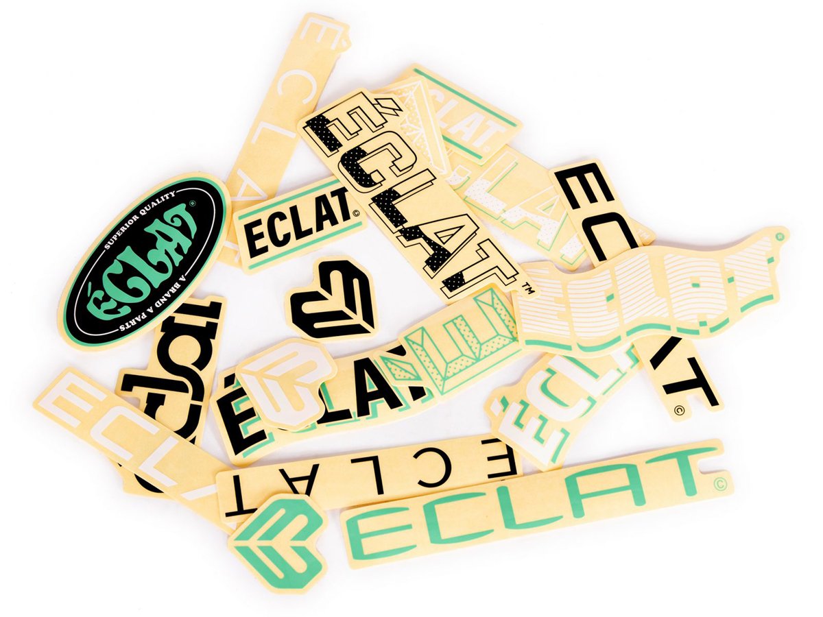 Eclat BMX Frame Sticker Kit - 15 Pack | Shop BMX online at RampFest Indoor Skatepark