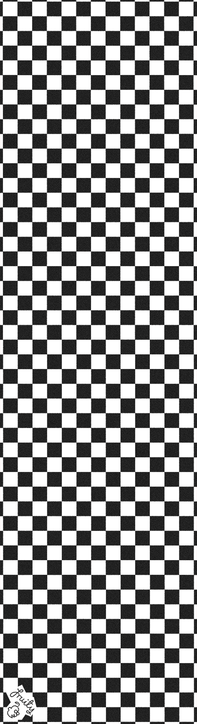Fruity Griptape (9"x33") Black/White Checkers