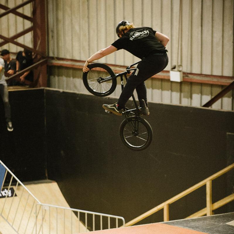 Ravine Kelly - Freestyle BMX Coach at RampFest, Melbourne.