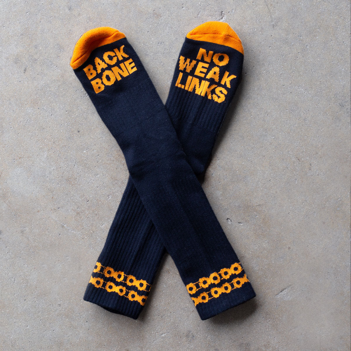 Backbone BMX No Weak Links Socks - Black