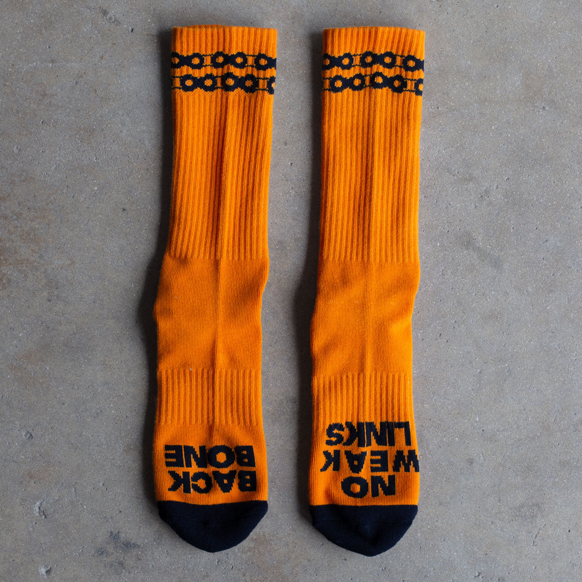 Backbone BMX No Weak Links Socks - Orange