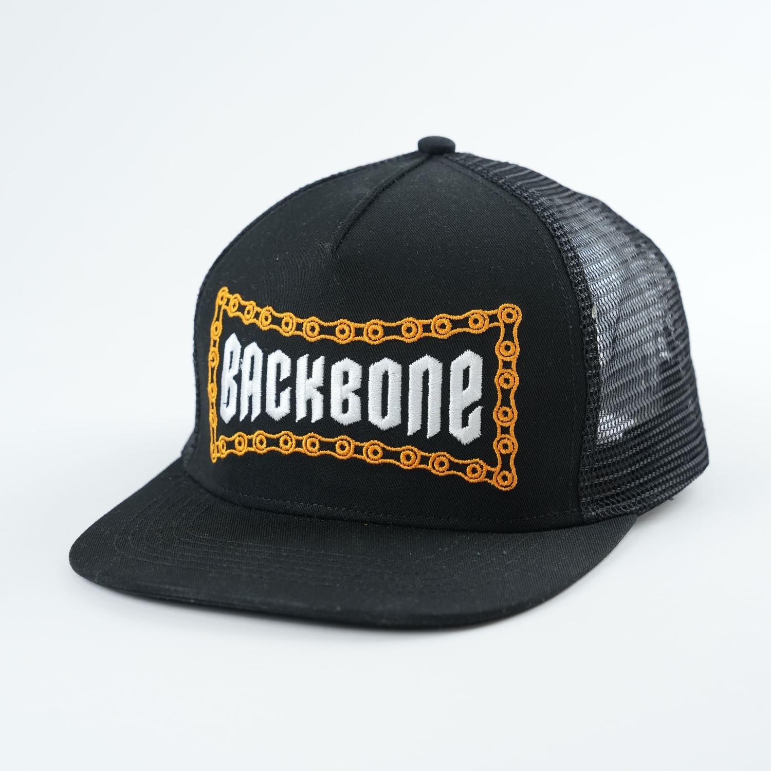 Backbone BMX No Weak Links Trucker Hat - Black