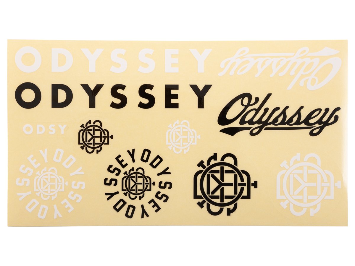 Odyssey Logo V2 Sticker Sheet | Shop BMX online at RampFest Indoor Skatepark