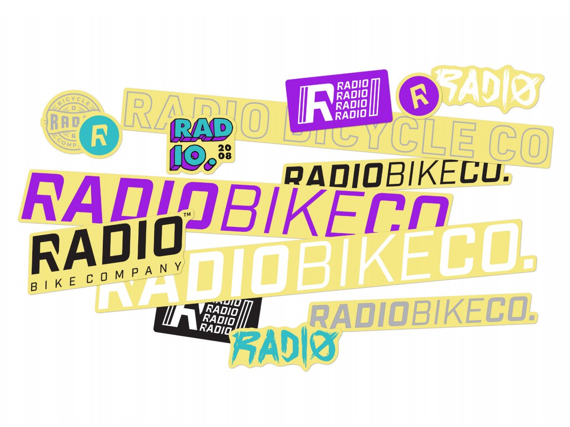 Radio Bikes Sticker Kit | Buy now at Australia's #1 BMX Clothing brand