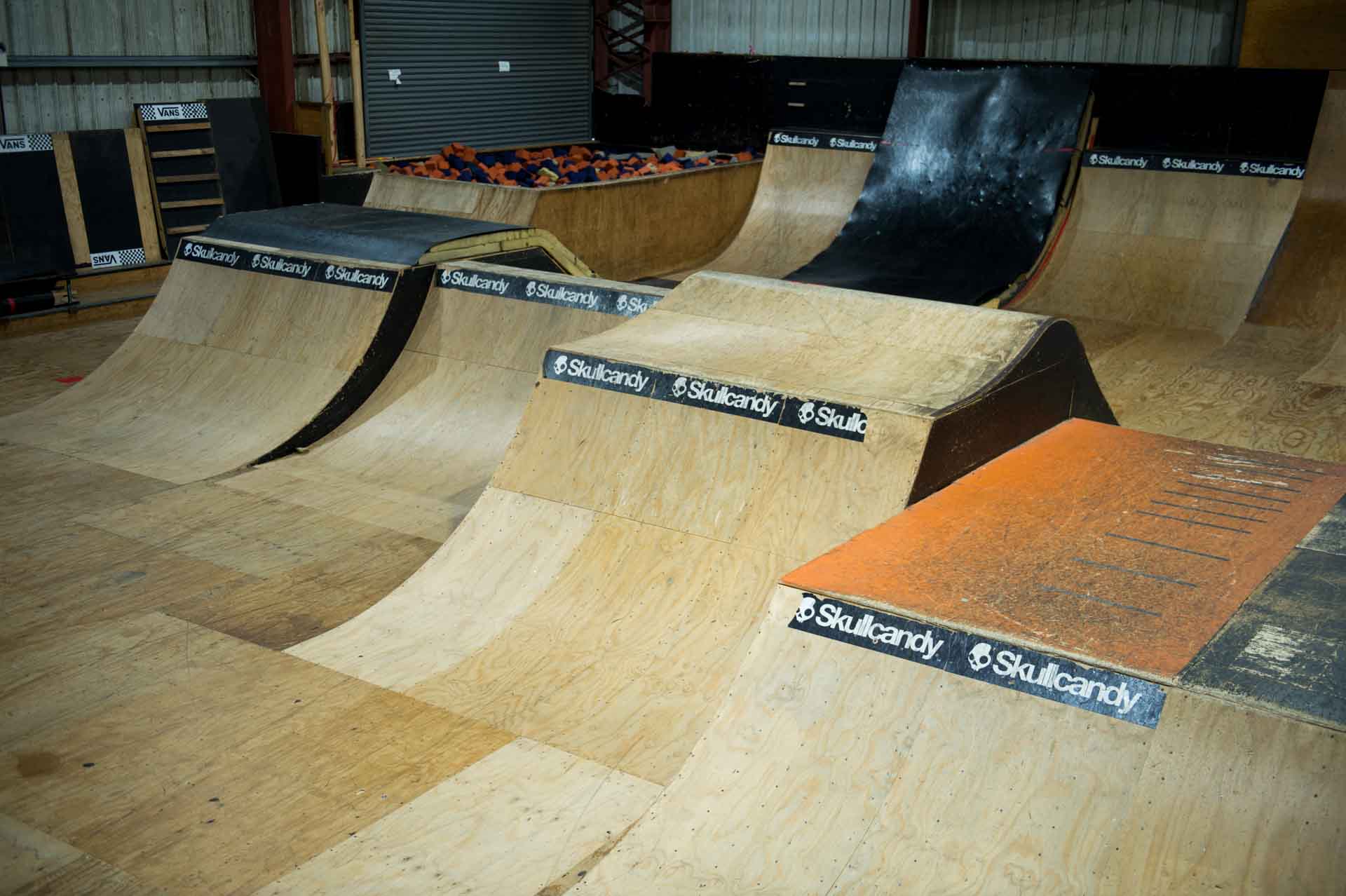 Box Jump Section at RampFest Indoor Skate Park