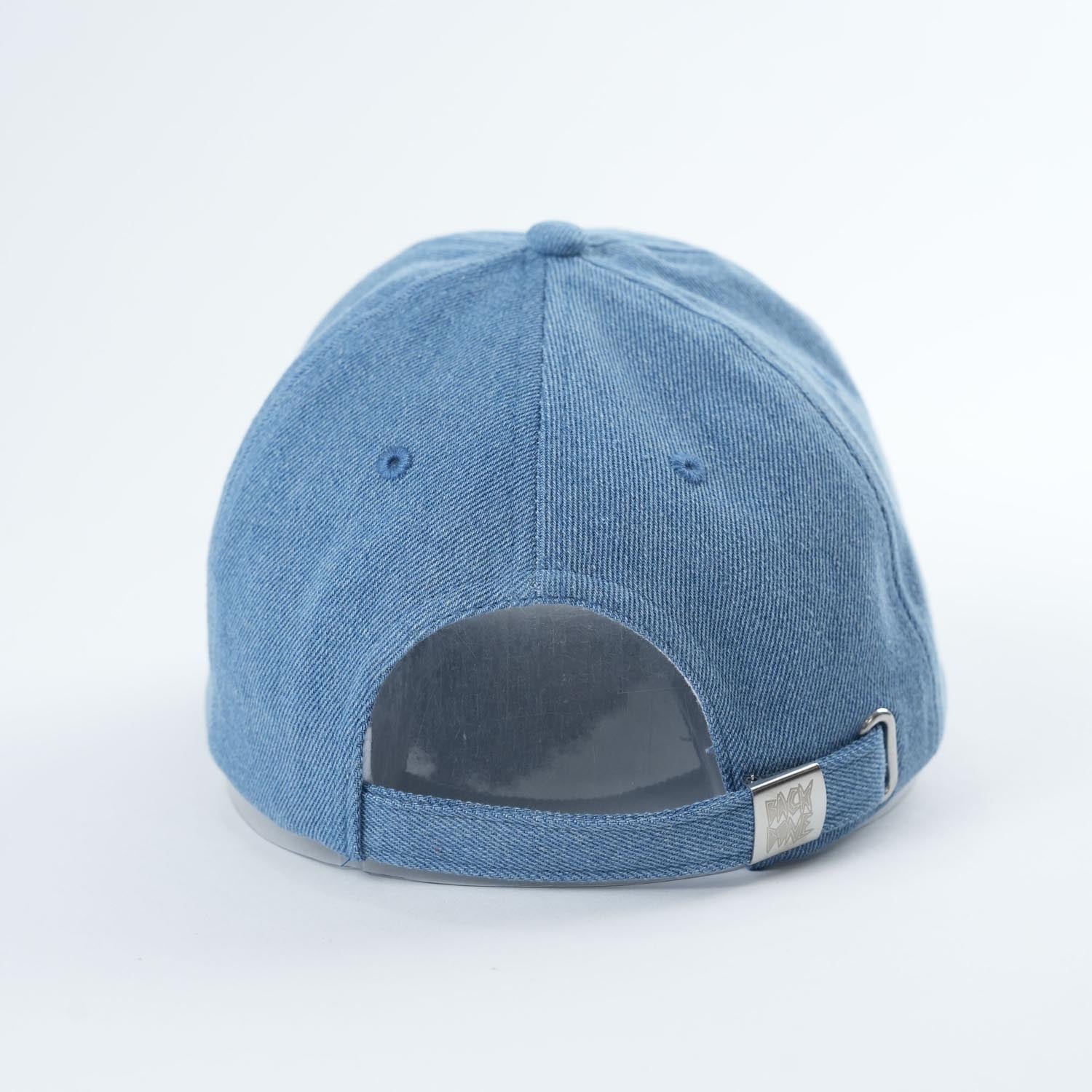 Backbone BMX Real Deal 6 Panel Hat - True Blue Denim