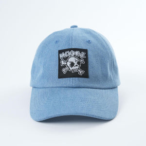 Backbone BMX Real Deal 6 Panel Hat - True Blue Denim