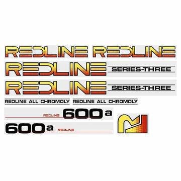Redline 600A Series 3 Retro Sticker Set | Shop BMX online at RampFest Indoor Skatepark