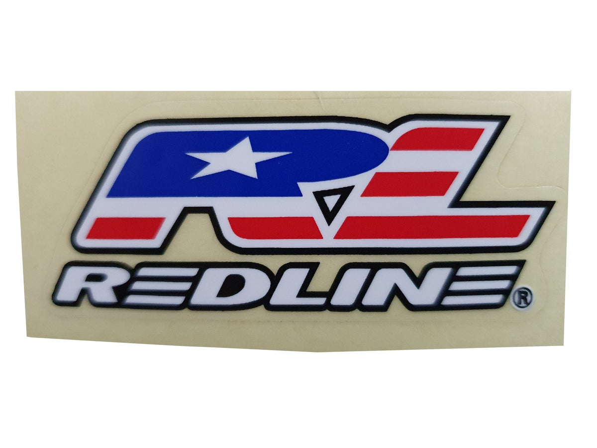 Redline Flag Sticker | Shop BMX online at RampFest Indoor Skatepark