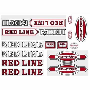 Redline MX2 Retro Sticker Set | Shop BMX online at RampFest Indoor Skatepark