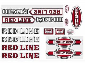 Redline MX3 Retro Sticker Set | Shop BMX online at RampFest Indoor Skatepark