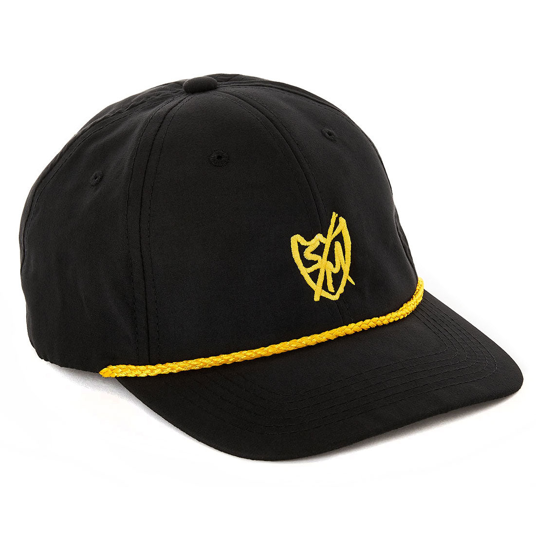 S&M Dad Hat - Black/Gold | Shop BMX online at RampFest Indoor Skatepark