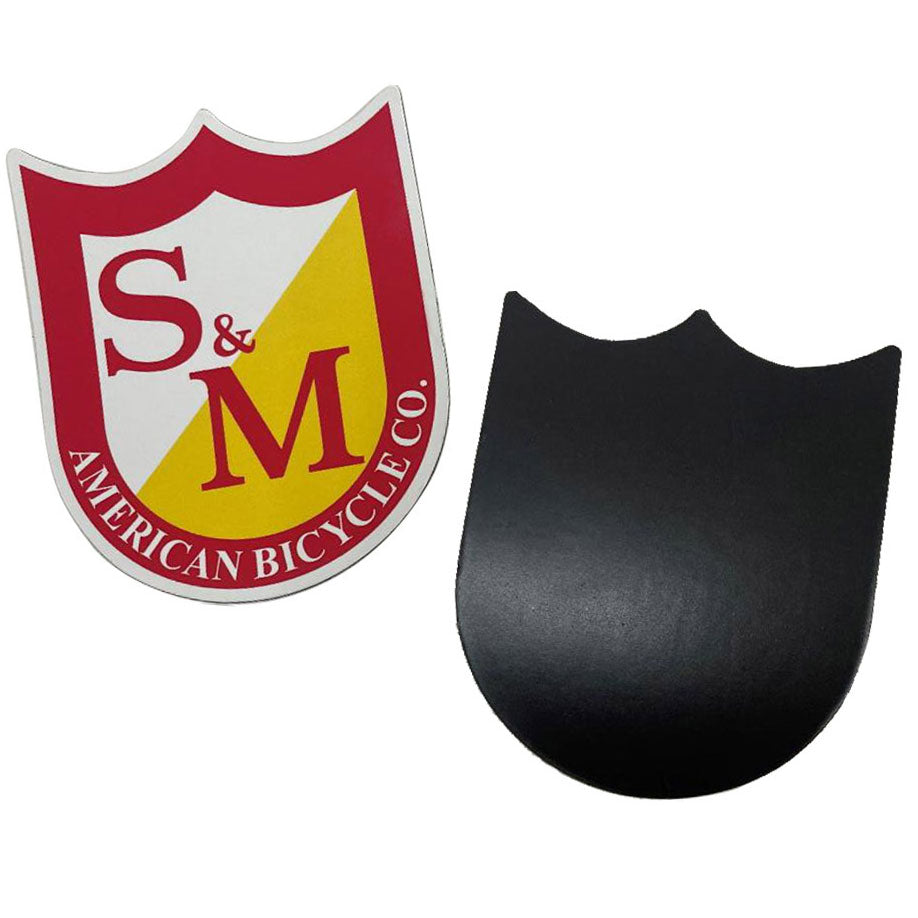 S&M Shield Fridge Magnet | Shop BMX online at RampFest Indoor Skatepark