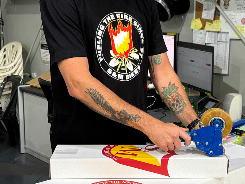 S&M Fuel The Fire T-shirt | Shop BMX online at RampFest Indoor Skatepark