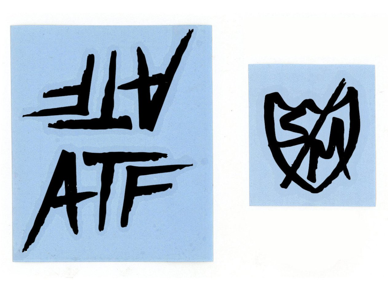 S&M ATF Sticker Set | Shop BMX online at RampFest Indoor Skatepark