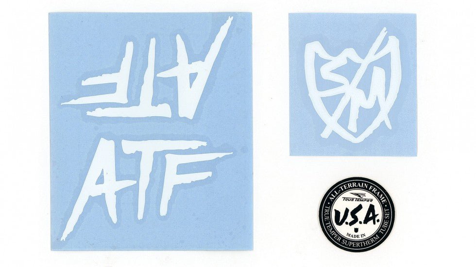 S&M ATF Sticker Set | Shop BMX online at RampFest Indoor Skatepark