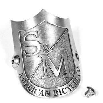 S&M Head Tube Badge | Shop BMX online at RampFest Indoor Skatepark