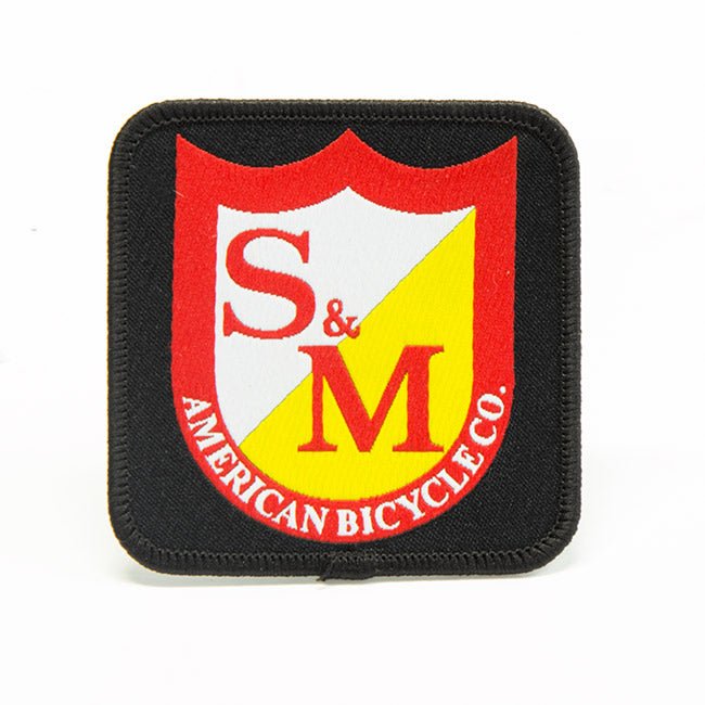 S&M Square Shield Patch | Shop BMX online at RampFest Indoor Skatepark