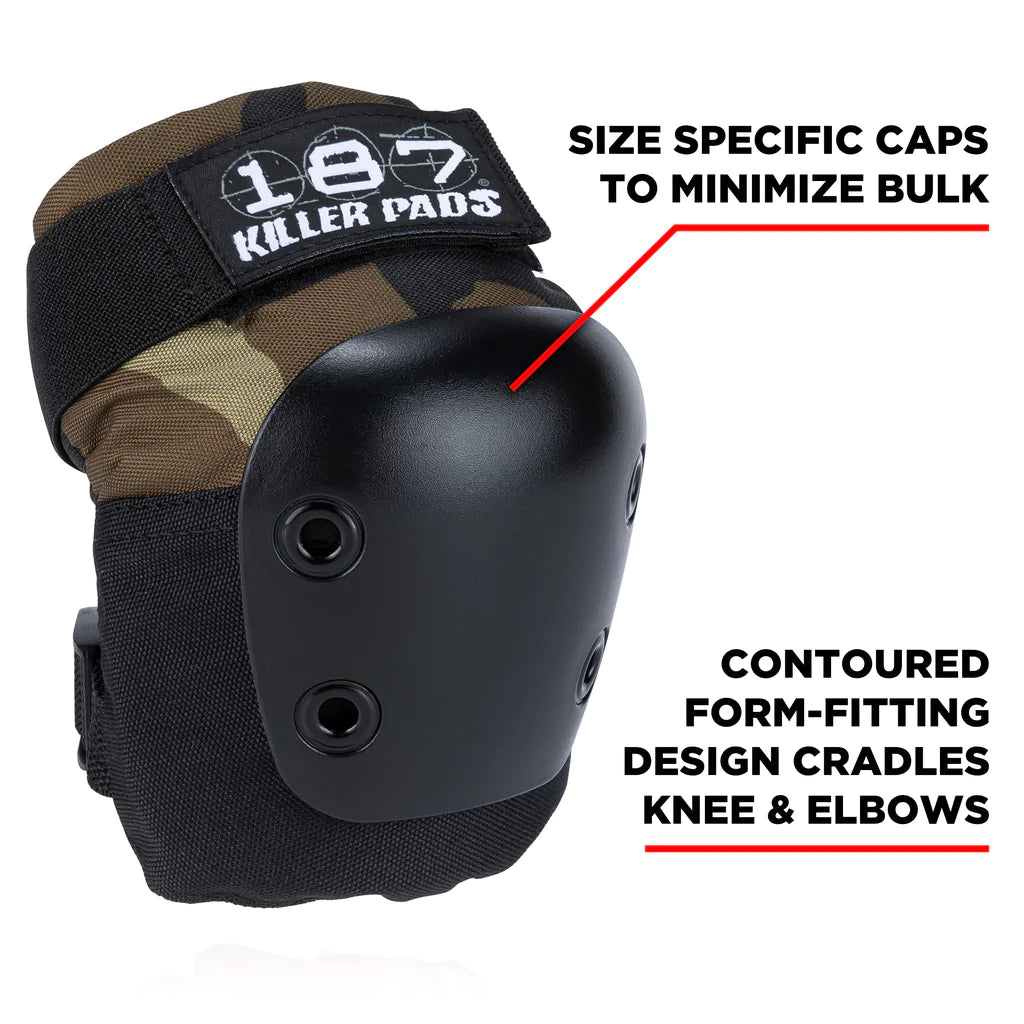 187 Six Pack Pad Set - Camo - RampFest Indoor Skate Park Melbourne