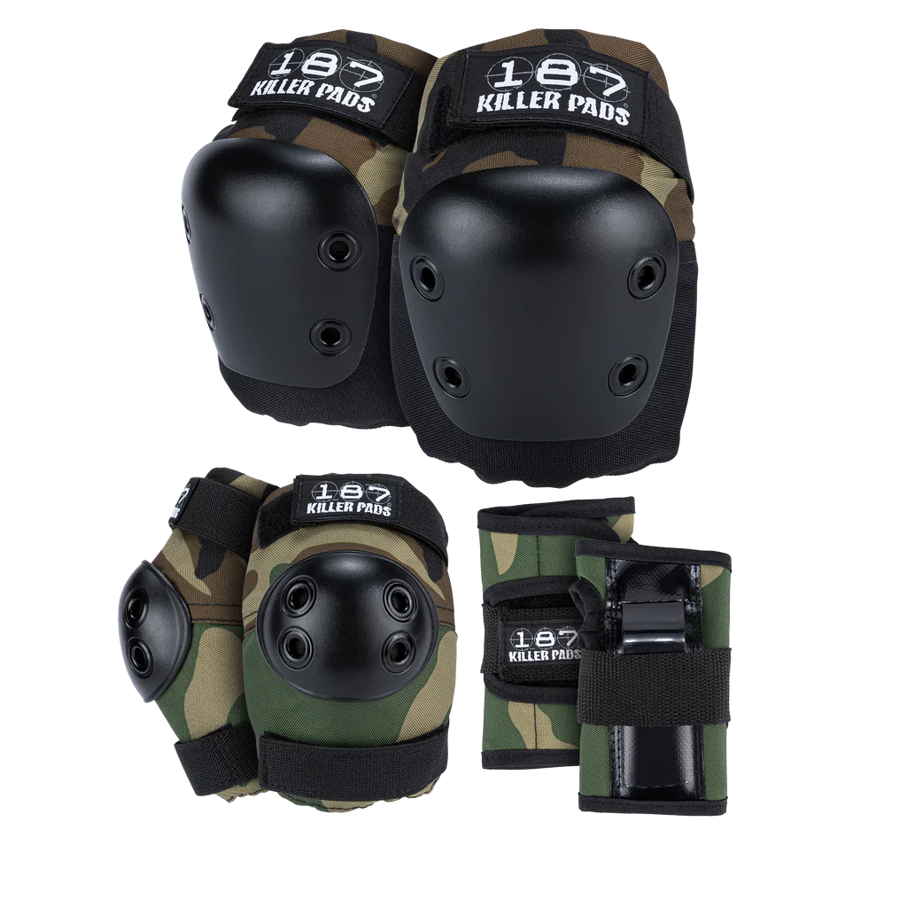 187 Six Pack Pad Set - Camo - RampFest Indoor Skate Park Melbourne