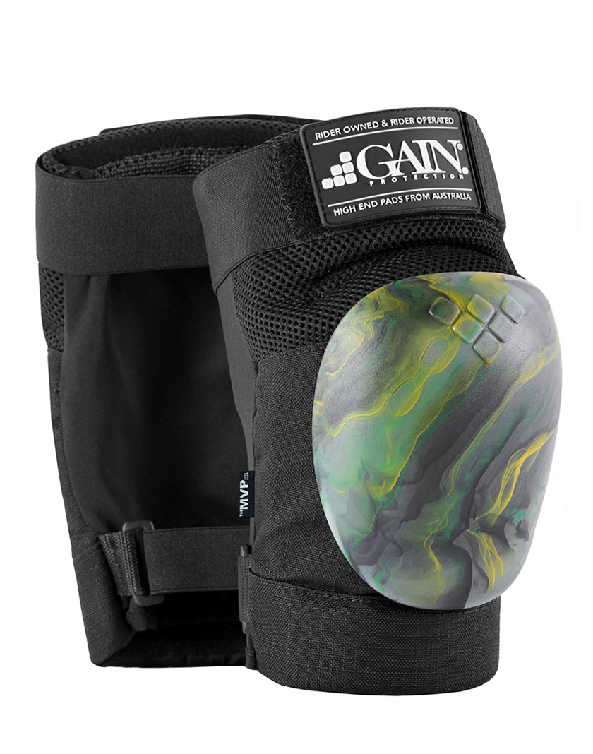 Gain Protection MVP Knee Pads - Aussie Swirl