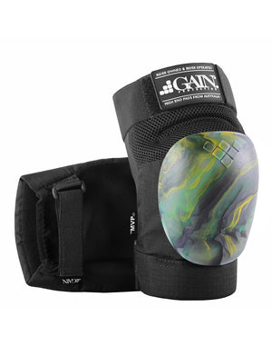 Gain Protection MVP Knee Pads - Aussie Swirl