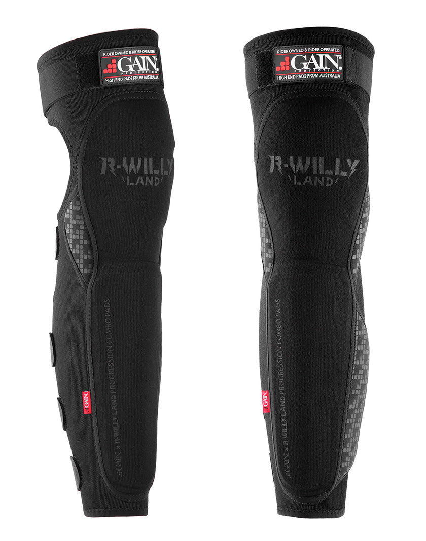 Gain Protection R Willy Land "Progression" V2 Knee/Shin Combo Pads