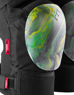 Gain Protection THE SHIELD PRO Knee Pads - Aussie Swirl Caps