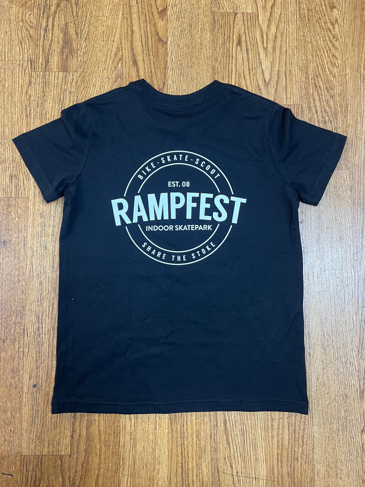RampFest EST. 08 Youth T-Shirt - Black