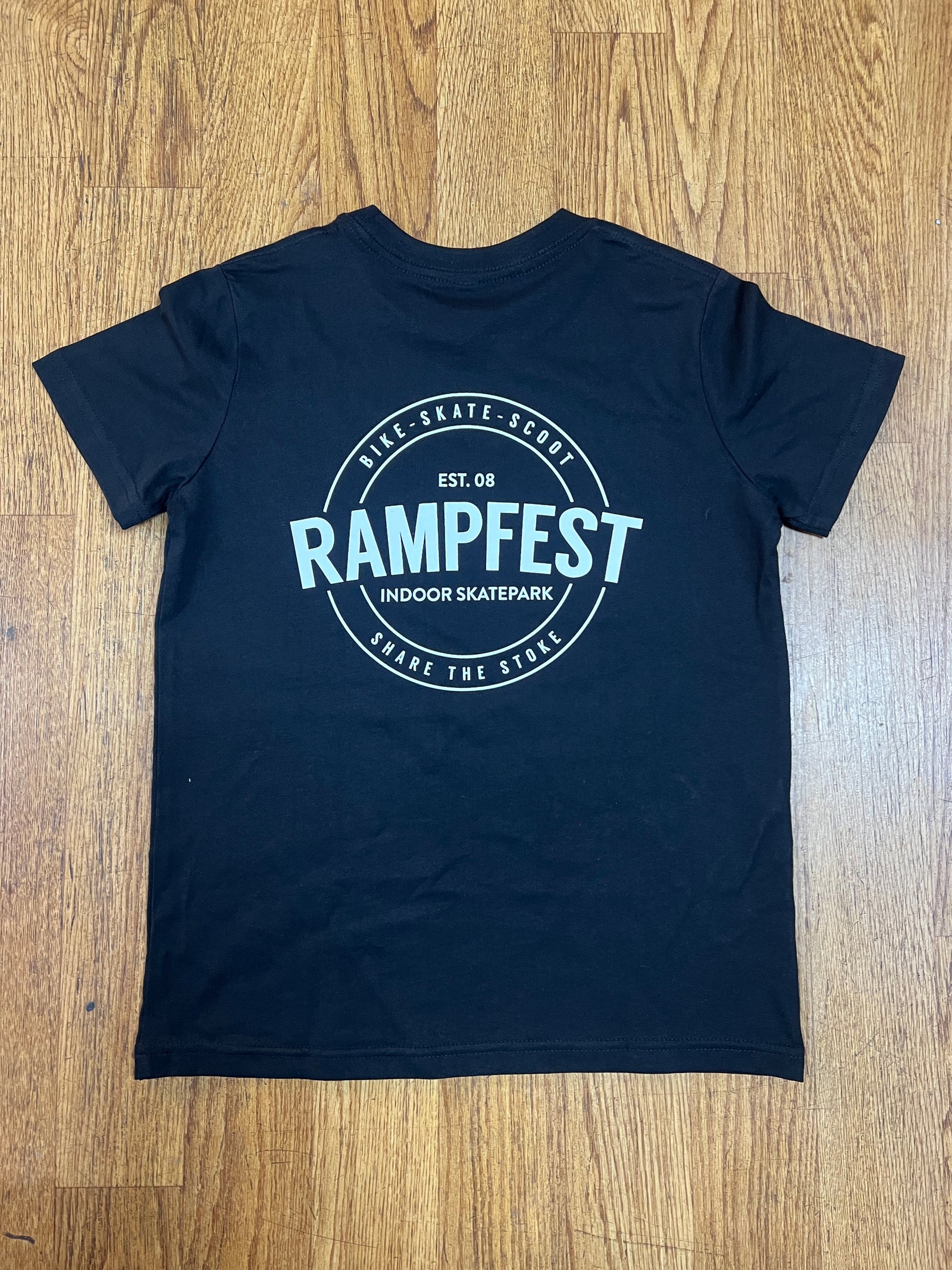 RampFest EST. 08 Youth T-Shirt - Black