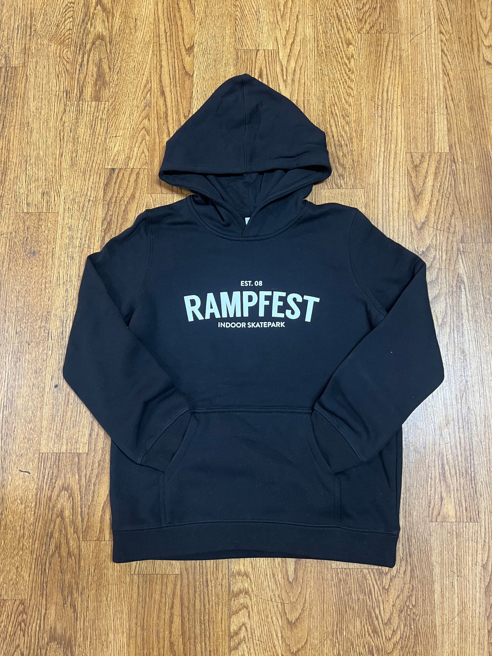 RampFest EST. 08 Youth Hoodie - Black
