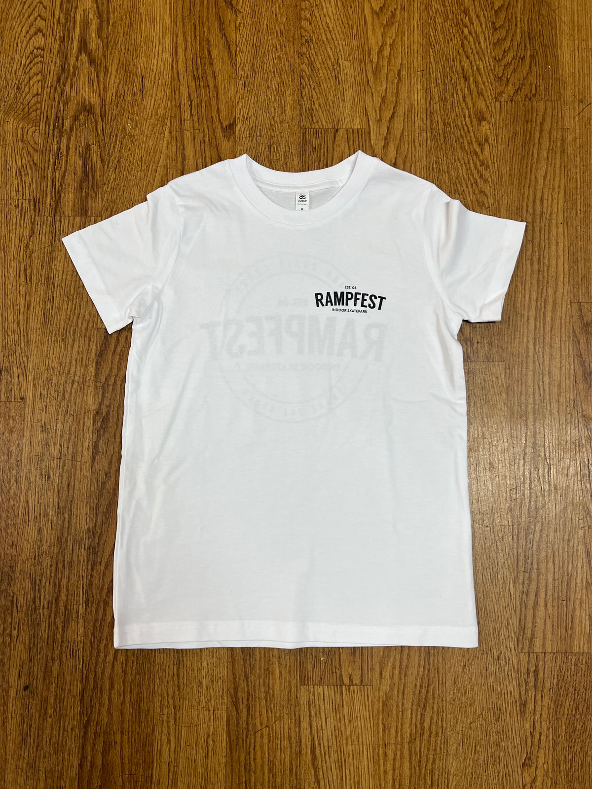 RampFest EST. 08 Youth T-Shirt - White