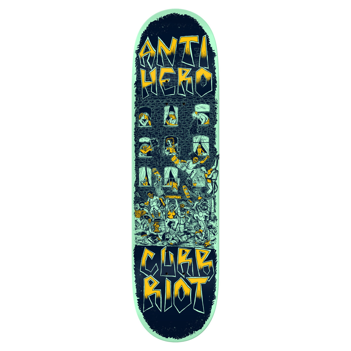 Anti Hero Curb Riot III Skateboard Deck 8.25"