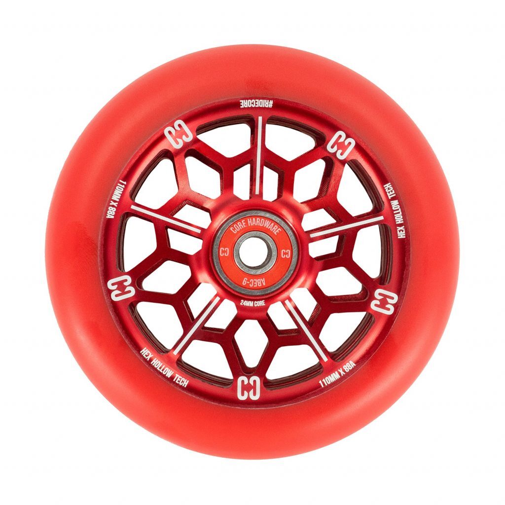 Core HEX HOLLOW Stunt Scooter Wheels 110mm