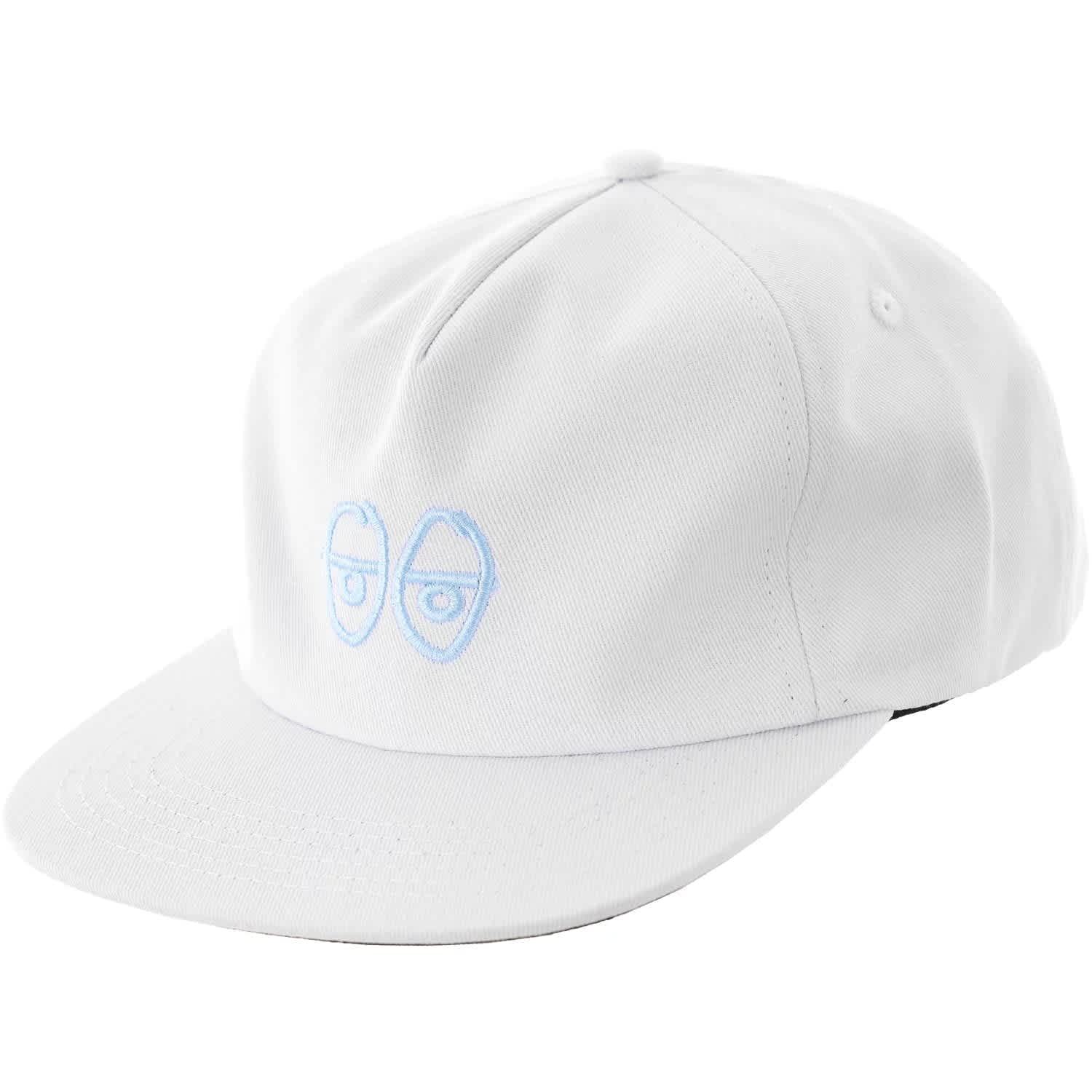 Krooked Eyes Hat White/Blue