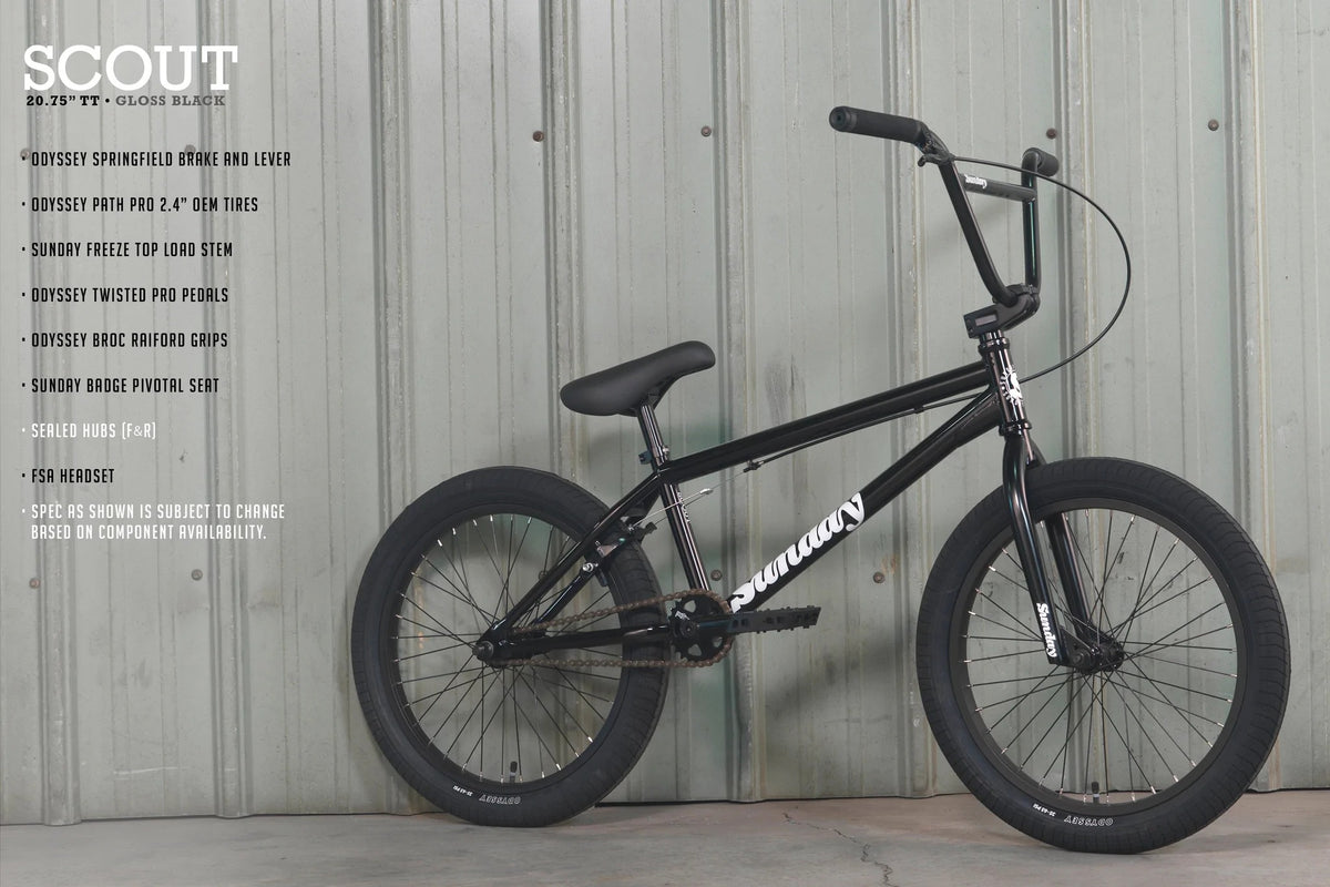 Sunday 20" Scout BMX Bike (2022) Wheel View