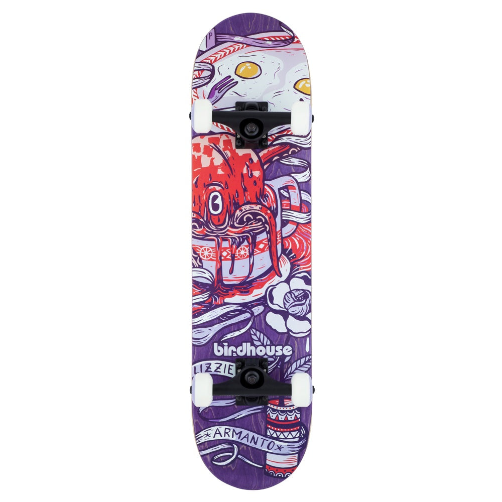 Birdhouse Complete Skateboard - Level 3 Armanto Purple - 7.75"