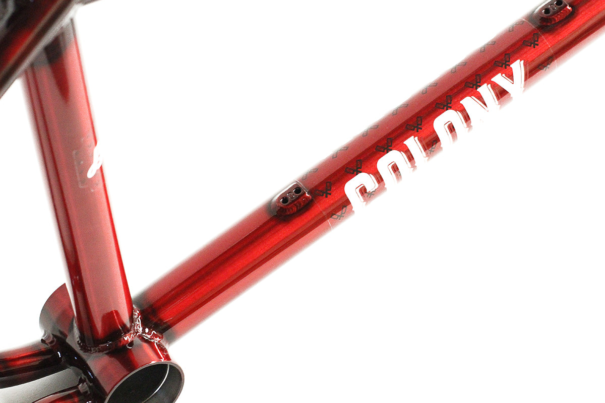 Trans red hotsell bmx frame