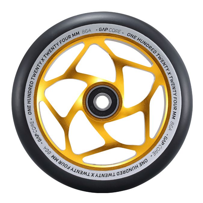 Envy Gap Core Wheels - Gold/Black- 24mm x 120mm - Pair